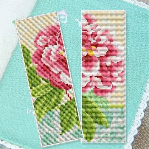 10-2 DIY Craft Stich Cross Stitch Bookmark Christmas Plastic Fabric Needlework Embroidery Crafts Counted Cross-Stitching Kit