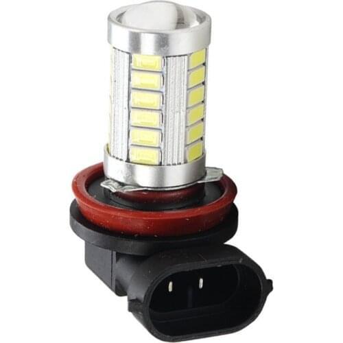 10pcs H11 Car LED Front Fog Lamp Bulb 6000K White Auto Daytime Running Turning Parking Light 5630 33SMD DC12V