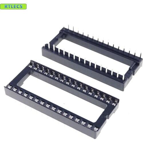 10 pcs / Lot 0.100" 2.54mm IC socket Wide 32 Position 2x16 32 Pin Row spacing 15.24 mm DIP Through hole solder PCB