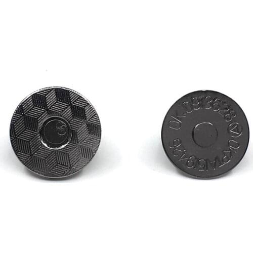 10 conjuntos por pacote) botão magnético fino. Imprensa. Magnético. Sacos fivela magnética. Botões. Botão fino. Snaps