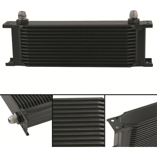 248mm Universal 13 Row Engine Oil Cooler AN8 Aluminum Silver 01EGB017ASL