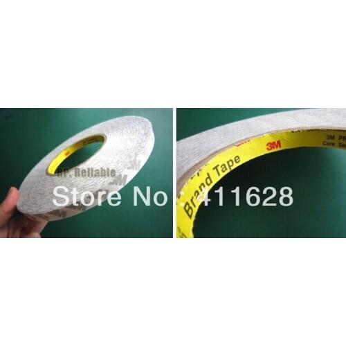 Free Ship 2 Roll 19mm*50M*0.15mm Double Sided Adhesive Tape High Adhesion, for OA, Phone, PC, Common Using, LED Strip Sticky