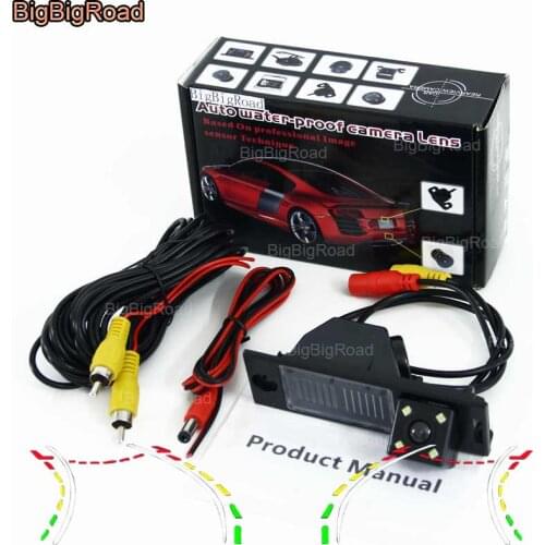 BigBigRoad Car Intelligent Dynamic Track Rear View Camera Night Vision For Hyundai ix35 / Tucson 2009 2010 2011 2012 2013 --2016