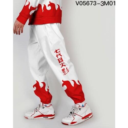 Huoying Ninja Anime Cargo Pants Character Loose Casual Student printing Pants cargo pants men