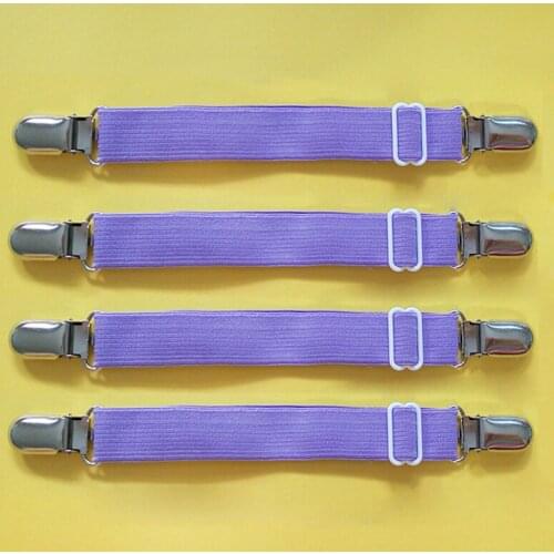 4pieces/lot)Bed linen slip holder. Sheets clip. Practical sheets buckle fixed. Fixing band. Sheets clips
