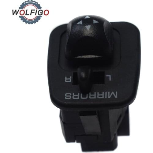 WOLFIGO Power Mirror Switch Button for Ford Expedition Escort Windstar Pickup Truck F150 F250 F65Z17B676AB YL1Z17B676AAA