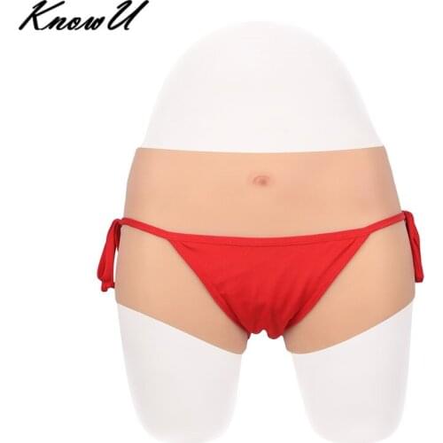 KnowU Realistic Vagina Transgender Fake Pussy Cosplay Silicone Crossdressing Shemale Pants