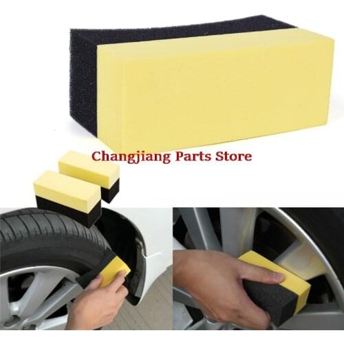 Multifunctional Car Wheels Brush Sponge Cleaning Tools Car Accessories For Car Truck Tire Hub Cleaning Dressing Waxing Polishing