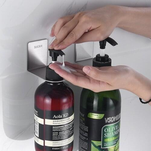 Bathroom And Kitchen Wall Self-Adhesive Hook Strong Suction Nailless Seamless For Hanging Shower Gel Shampoo Cup Hand Soap