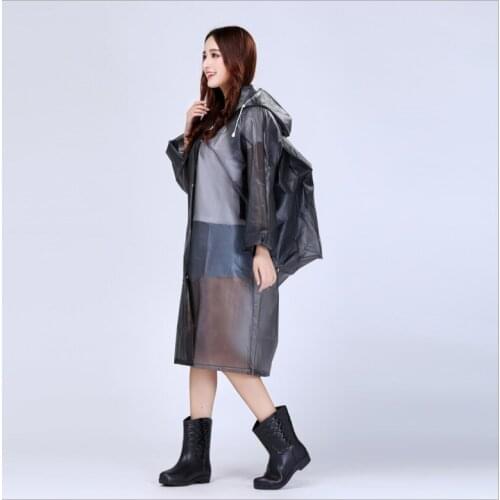 EVA Pure Adult Raincoat Backpack 2021 New Fashion Motor Bicycle Rain Poncho Waterproof Capa De Chuva Para Motoqueiro Feminino