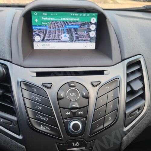 PX6 IPS Android 10.0 4+64G Car Radio For Ford Fiesta MK7 2013 2014 2015 2016 GPS Navi Auto Stereo Recoder Head Unit DSP Carplay