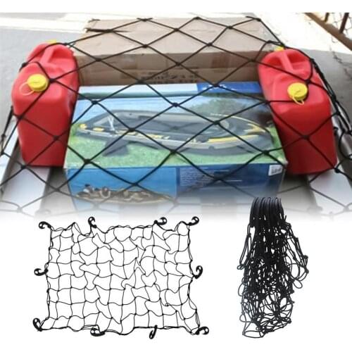 Mesh Cargo Net Wear-resistant Multi-function Tie-Down Nylon Mesh Car Roof Cargo Net for Cross Country Vehicle