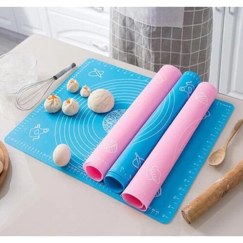 Silicone Non-Stick Baking Mat Reusable Eco-Friendly Mat For Rolling Dough Pad Large Non-stick Oven Patisserie Baking Accessories