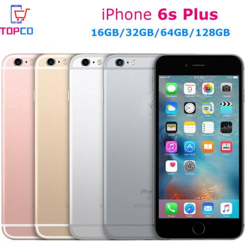 Apple iPhone 6s Plus Unlocked Original Mobile Phone 4G LTE 5.5" Dual Core A9 12MP RAM 2GB ROM 16GB/32GB/64GB/128GB Cell phone