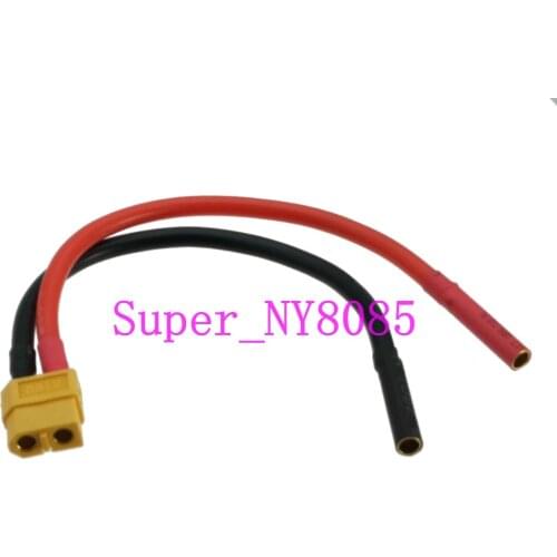 XT60 Female to 4mm Banana Bullet female cable adapter for iSDT Chargers