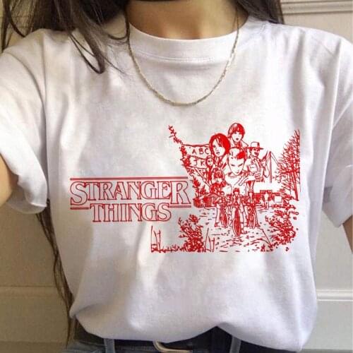 Stranger Things 3 Female T-shirt Funny Viper Eleven T-shirt Casual Ulzzang Short Sleeve Movie Harajuku Graphics T-shirt Female