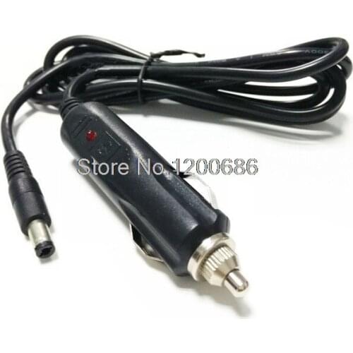 1 M DC 5.5 * 2.5 22AWG 12/24V 3A 2.5mm DC Power Jack Plug wire harness for GPS Back Up Camera Car Cigarette plug