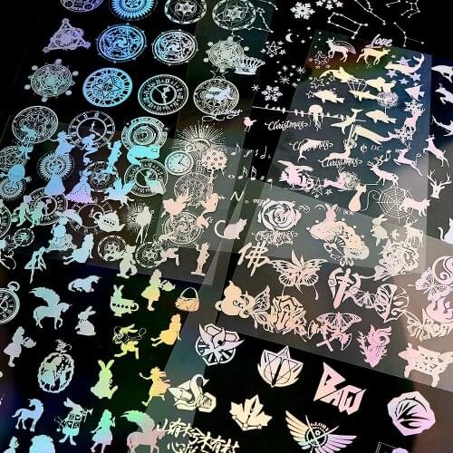 1pcs Magic Array Moon Constellation Transparent Material With Use Of Epoxy Mold Phone Case Making Jewelry Tool Filling For DIY