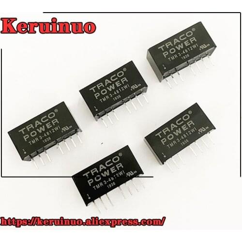 10pcs/Lot TMR 3-4812WI TMR3-4812 TMR3-4812WI TMR3 DC DC CONVERTER 12V 3W 1Output -12V-250mA input-18V-75V