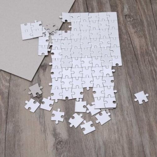 10 Packs Handmade Jigsaw Puzzles A4 A5 Sublimation Blanks Puzzles DIY Puzzle Blank Custom Puzzle for Heat Transfer Craft
