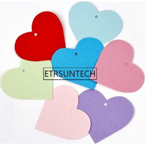 100sets Paper Throw Heart Pendant Wedding Decorations Event Party Supplies Pendants Balloon Weights Accessories