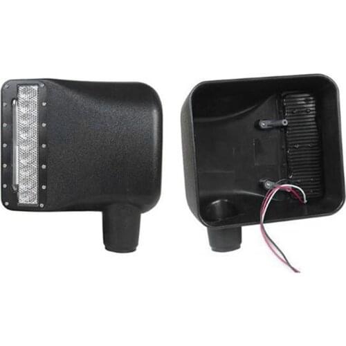 2pcs LED Side View Cover Reversing Signal Lamps for JEEP for Wrangler Yellow/White Light Guide Rearview Mirror Lamps