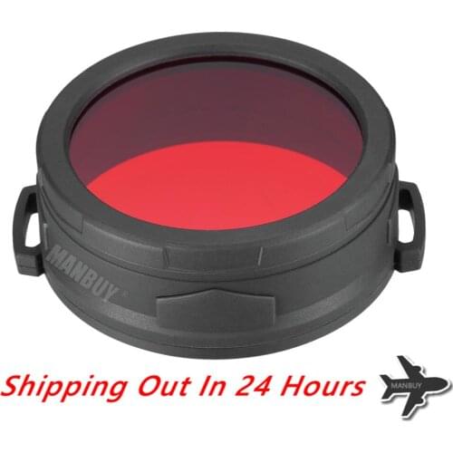2021 NITECORE NFR65 NFG65 Filter Diffused Mineral Coated Glass Lens for P30i Flashlight Head 65mm Accessories Red Green 2 colors