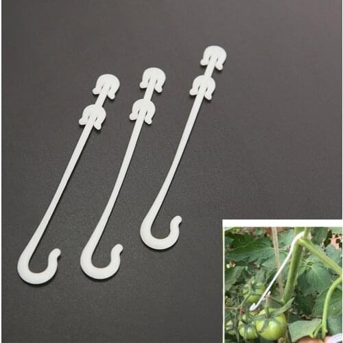 50pcs/lot Fruit Cherry Tomato Ear Hook Garden Flower Vegetable Plant Support Tomato Clips Trellis for Garden Plant Flower
