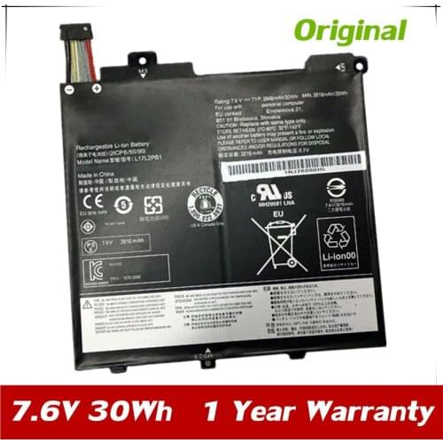 7XINbox 7.6V 30Wh 3948mAh Genuine L17L2PB2 Laptop Battery For Lenovo L17L2PB4 L17L2PB1 L17L2PB2 Series Notebook