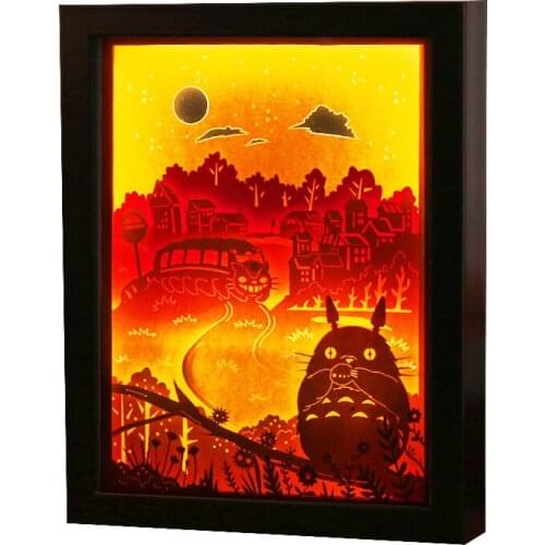Anime Movie Pattern Vintage Multi Decorative Photo Frame Led Ninght Light Home Decor Art Wedding DIY Mini Pictures DIY Frames