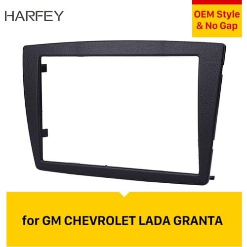 Harfey 2 Din Car Radio Fascia For CHEVROLET/ LADA/ GRANTA Cover Trim DVD Panel Refitting Kits Frame 173*98/178*100/178*102mm