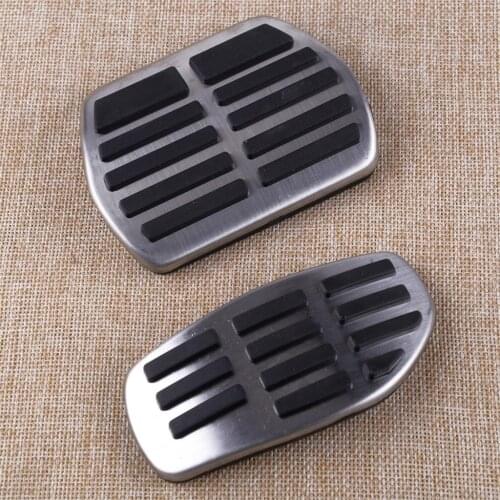 DWCX 2PCS Car Gas Brake Pedal Cover Fit for Rogue Sport T32 Qashqai J11 Kadjar Koleos QX50
