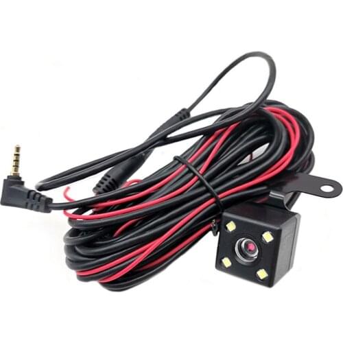 Car Rear View Camera Universal HD LED Night Vision Reverse Auto Parking Camera Waterproof 5Pin Wide Angle Video Camera