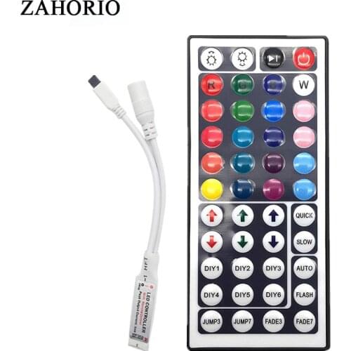 Led Controller 44 Keys 24 Keys LED IR RGB Controler LED Lights Controller IR Remote Dimmer DC12V WiFi Control For RGB LED Strip