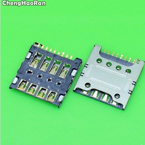 ChengHaoRan 2pcs For LG Optimus G Pro E980 E988 F240 F240S/K/L F460L F320 Sim Card Slot Tray Holder Socket Reader Repair Part