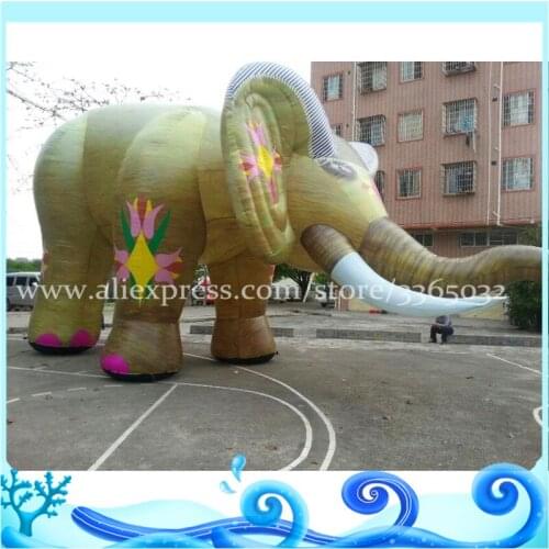 Factory Custom Made Inflatables Vegetables Replica Cartoon Shape Elephant