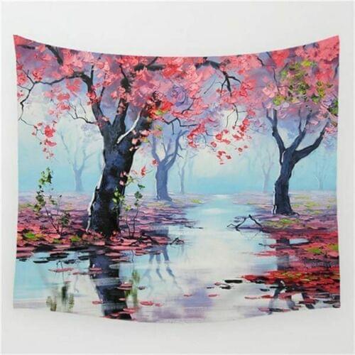 Beautiful Marsh Wall Hanging Meditation Asian Culture Modern Style