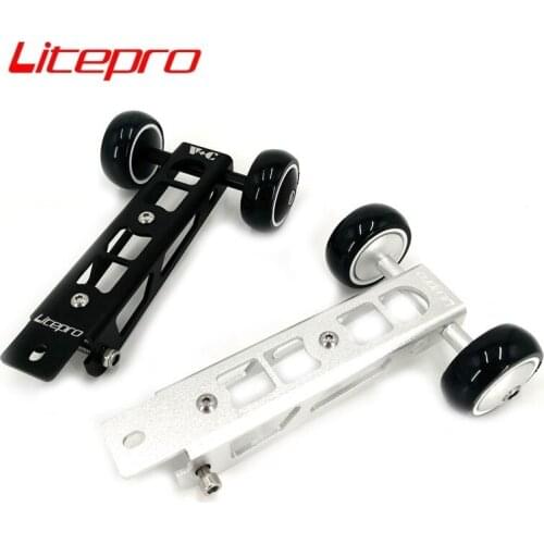 Litepro Birdy 2/3 series Easywheel Aluminum Alloy Black Silver Folding Bike Part