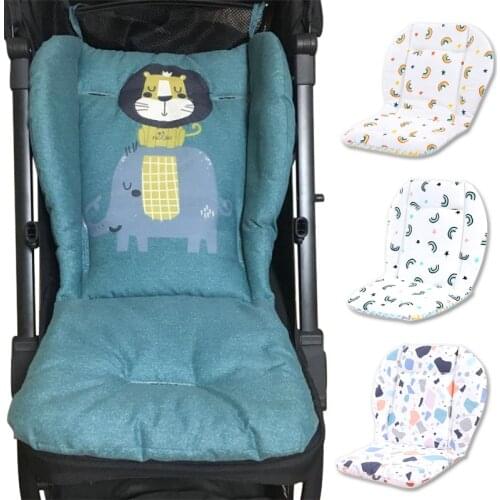 Baby Stroller Cushion Seat Cotton Breathable Car Pad Mattress for Baby Prams Cart Mat Liner Newborn Pushchairs Accessories