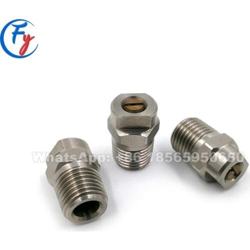 Meg high pressure flat fan nozzle, tungsten carbide insert wash jet nozzle, high-pressure flat fan cleaning nozzle