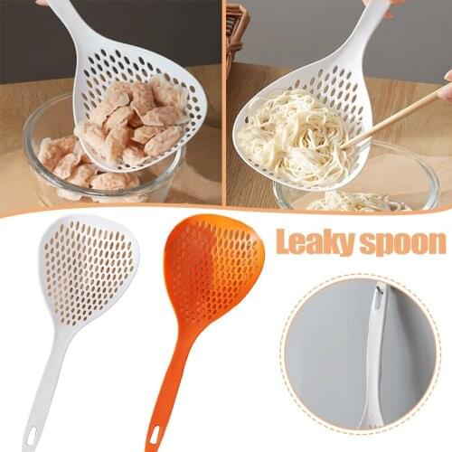 Multipurpose Colander Durable Skimmer Slotted Spoon Heat Resistant Strainer for Kitchen Cooking Baking FP8