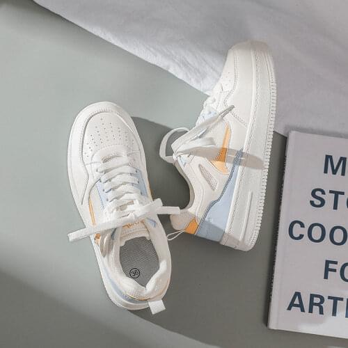 2021 new autumn small white shoes mesh breathable versatile low top board shoes womens shoes student sports shoes