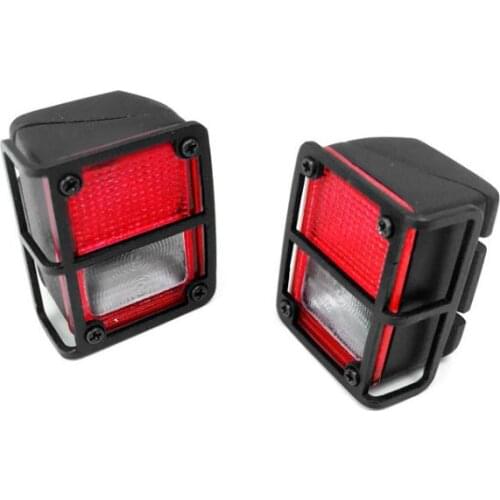 NEW Tail lights & Metal LED Grille For 1/10 SCALE RC Wrangler AXIAL SCX10 AX90027 AX90028 AX90035 AX90034 JEEP JK Rock Crawler