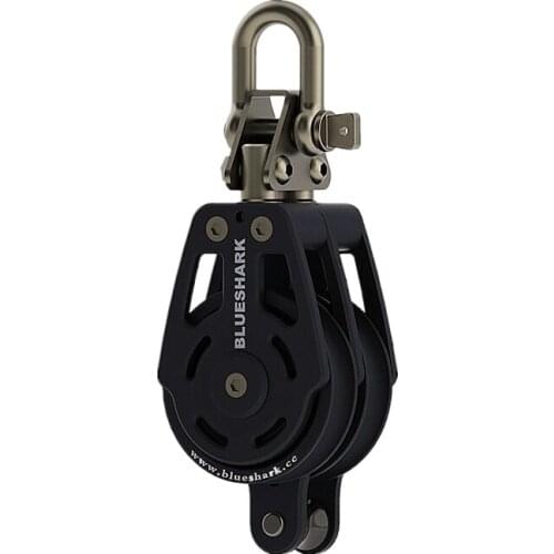 Sailboat Hardware 60 mm 2.4 Inch Aluminum Double Becket Block Max 1000kg 2677