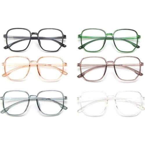 Oversized Anti Blue Light Computer Eyewear Frame For Women&Men Square Optical Spectacle Glasses Eyeglasses Frame Unisex