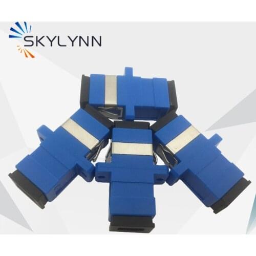 50pcs SC UPC Simplex Single-mode Fiber optic Adapter SC Optical fiber coupler