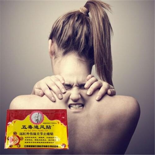 Wholesale 8Pcs/Bag Chinese Medical Analgesic Plaster Self Heating Improved treatment Tens Pain Body Pain Massage Relief Patch