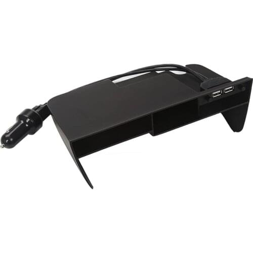 Center Console Organizer for Toyota RAV4 2021 2020 2019 Accessories, Tray Insert Divider Storage Box with 2 USB Ports