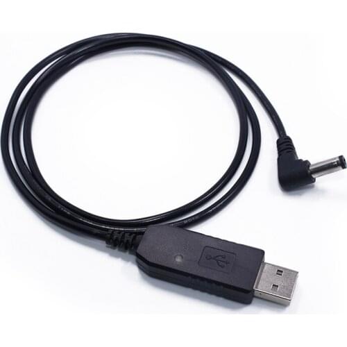 Original Portable USB Charger Cable with indicator light for Baofeng UV-5R UV-82,BF-F8HP,GT-3,UV-9R Plus Walkie Talkie Ham Radio