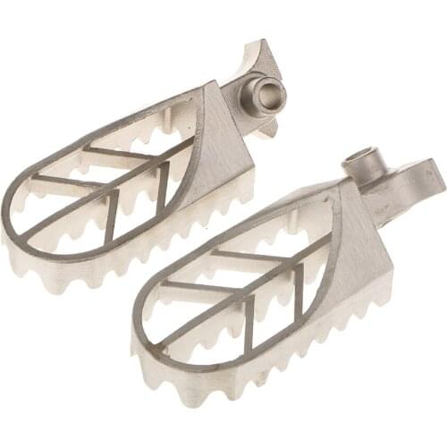 Pair Universal Footrests Foot Peg Mount Pedals for Dirt Bike Motorcycle